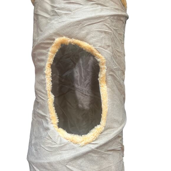 Small animal cat collapsable tunnel with toy hanging ball - Picture 3 of 6